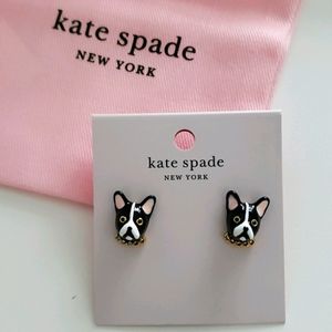 🐶Kate spade dog stud earrings Novelty